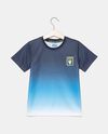 T-shirt in rete tye and dye bambino
