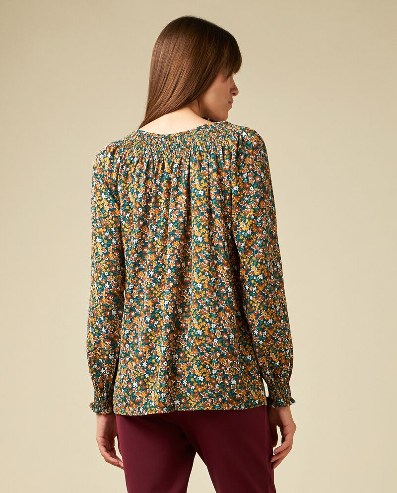 Blusa con stampa a motivo floreale donnadouble bordered 1 