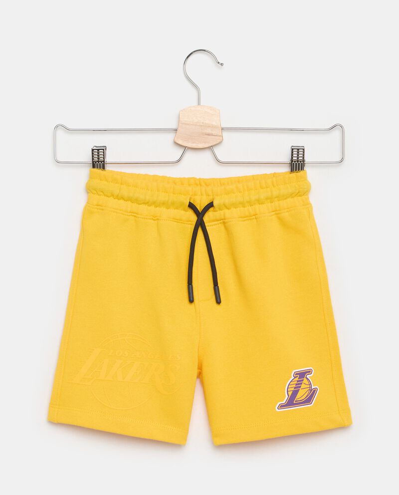 Shorts NBA Lakers con stampa iniziale in jersey di puro cotone bambino single tile 0 cotone
