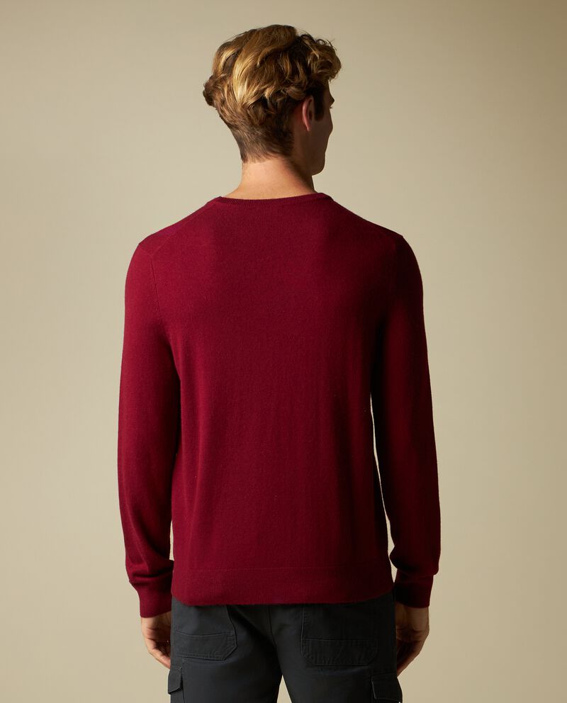 Girocollo tricot in misto cashmere uomodouble bordered 1 lana