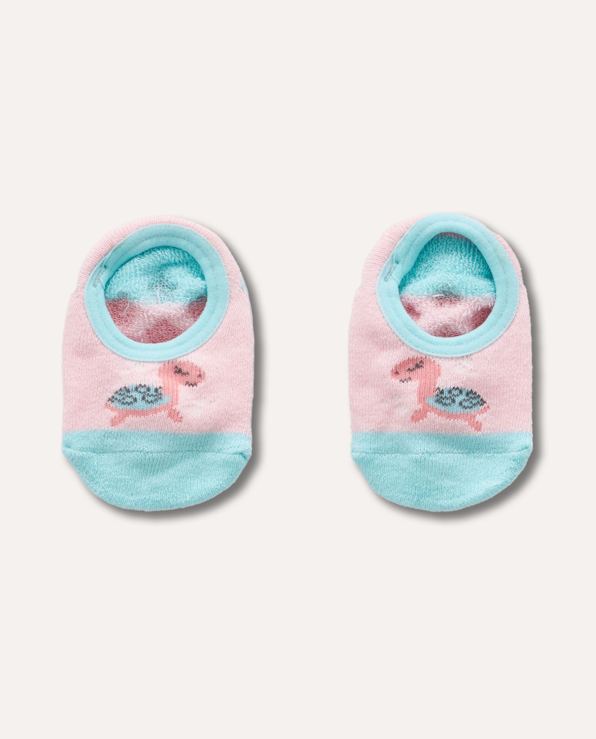 Calze antiscivolo in cotone stretch neonata