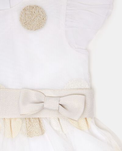 Vestito a maniche corte con motivo a pois neonata detail 1