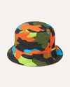 Cappello da pescatore camouflage multicolor