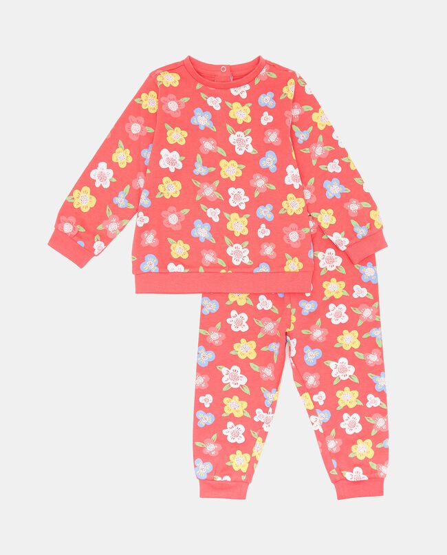 Set pigiama di puro cotone con fantasia floreale neonata carousel 0