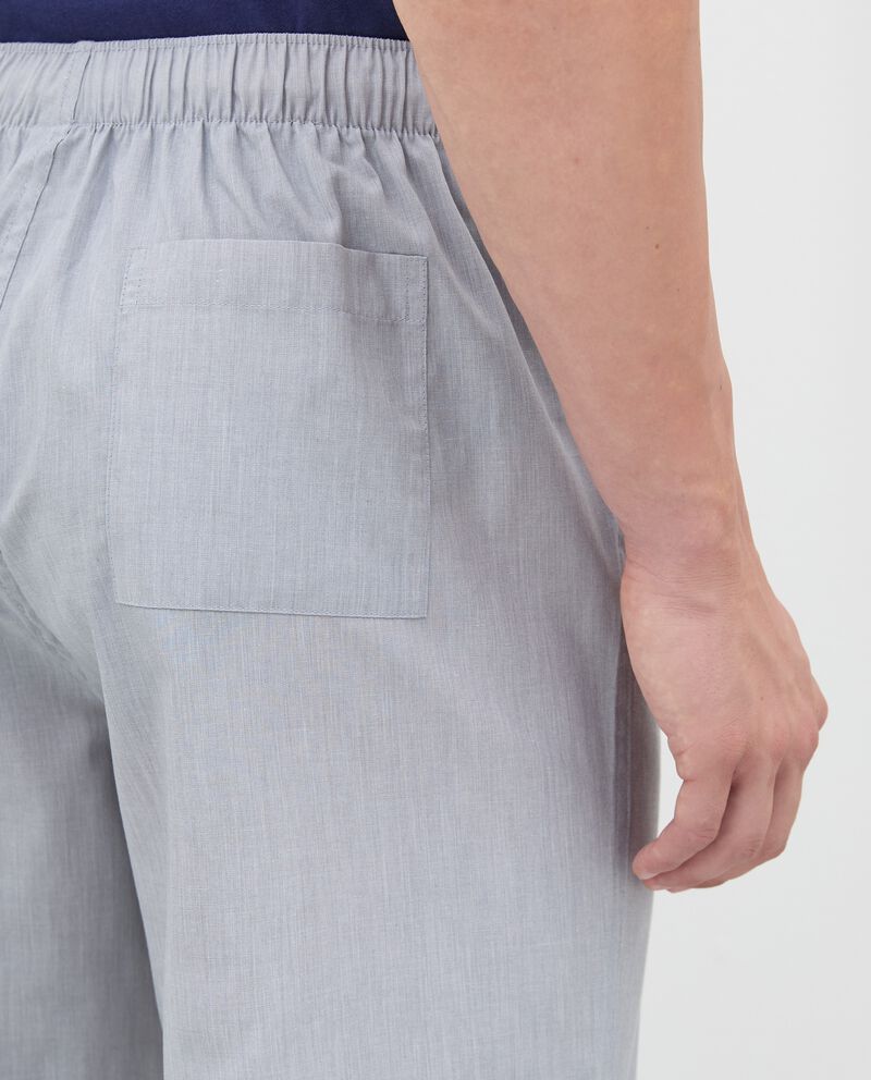 Pantaloni pigiama con coulisse in misto cotone uomo single tile 2 cotone