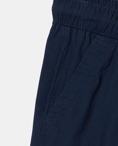 Shorts cargo in popeline di puro cotone bambino detail 1