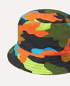 Cappello da pescatore camouflage multicolor