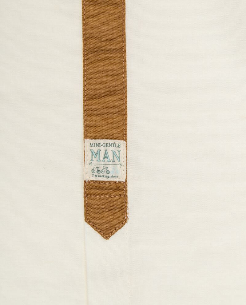 Camicia in misto cotone con finta cravatta neonato single tile 1 
