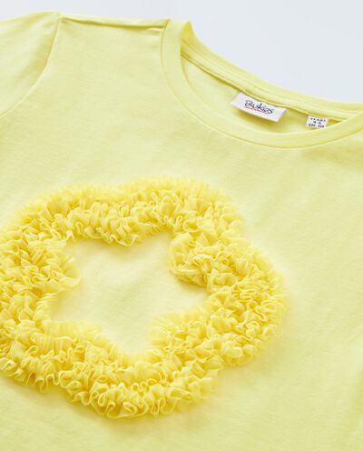 T-shirt in puro cotone con applicazioni bambina detail 1