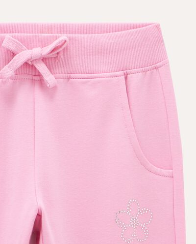 Jogger in cotone stretch bambina detail 1