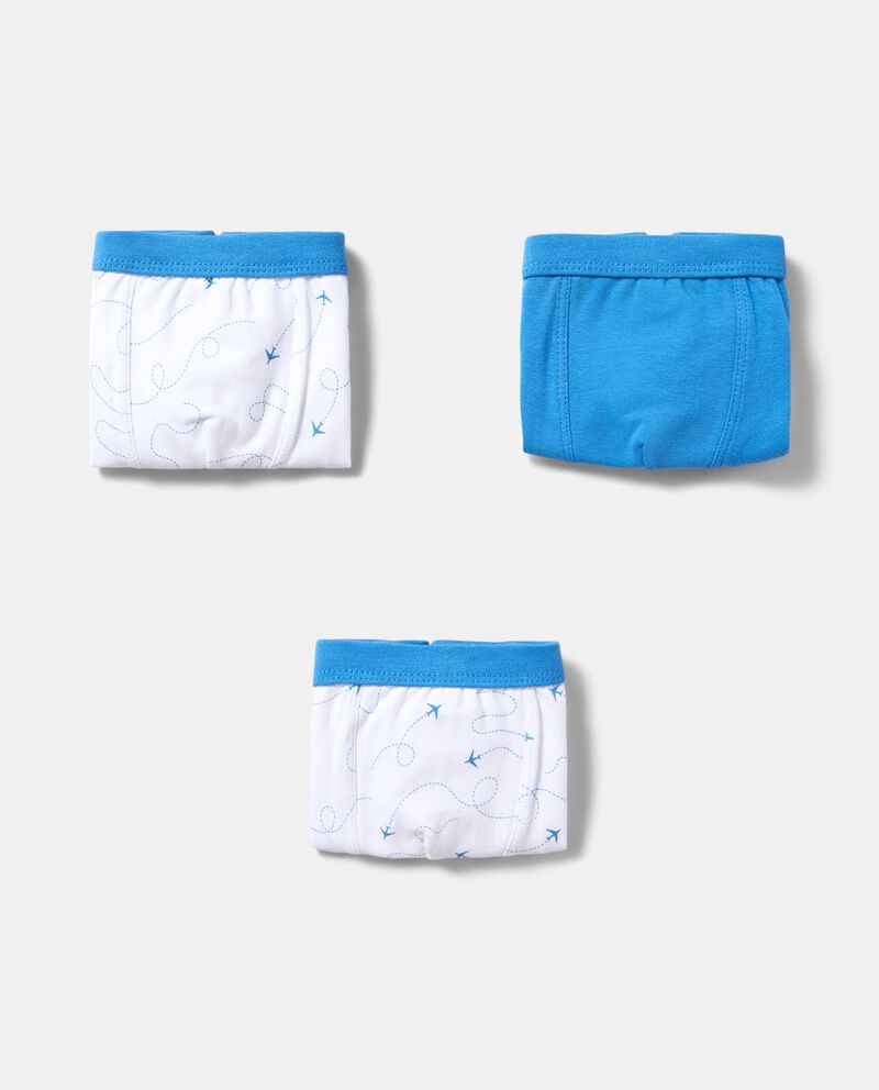 Pack 3 boxer in cotone stretch bambino single tile 0 