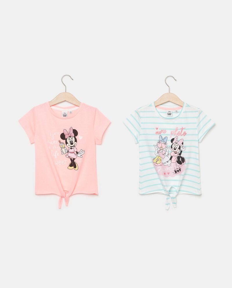 Pack 2 t-shirt in misto cotone bambina single tile 0 