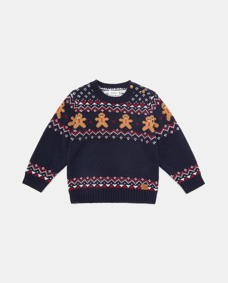 Maglione in tricot con motivi jacquard neonatodouble bordered 0 