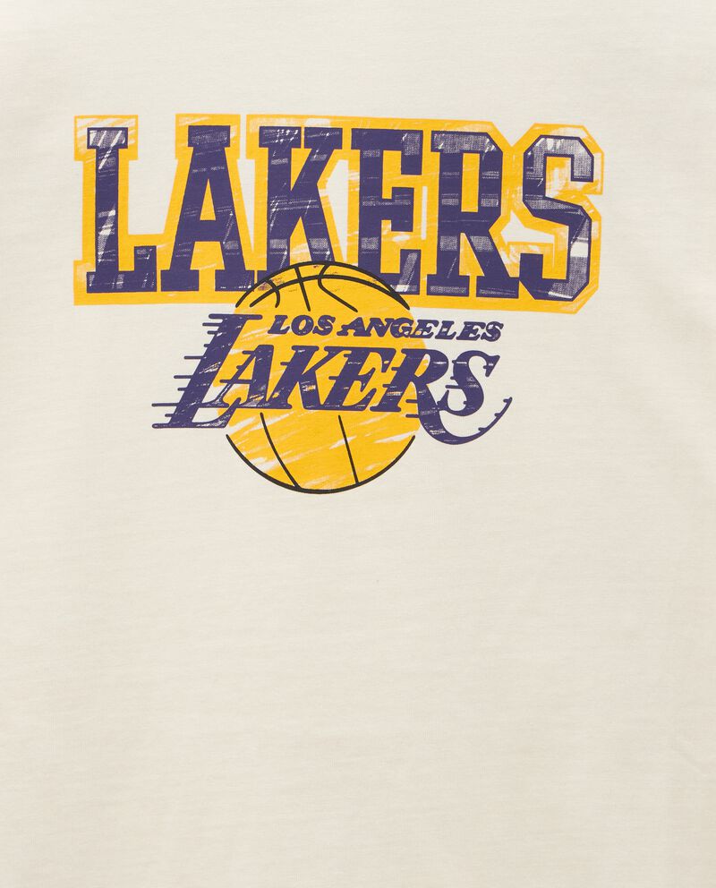 T-shirt Los Angeles Lakers in puro cotone ragazzo single tile 1 