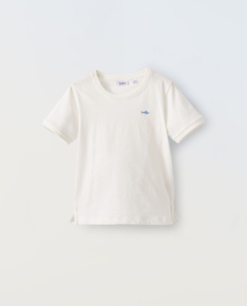 T-shirt in puro cotone slub bambino cover