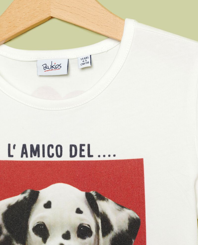 T-shirt con stampa cagnolino bambina single tile 1 