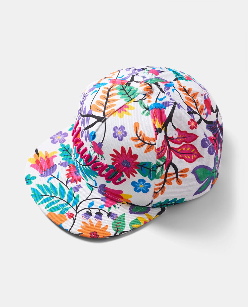 Cappellino da baseball stampa floreale ragazza cover