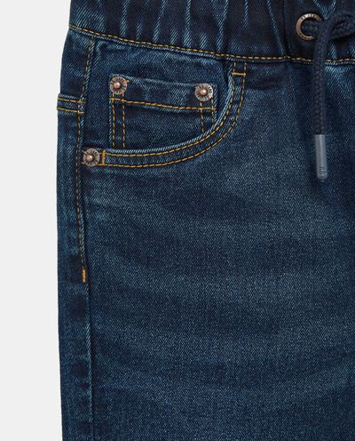 Jeans con lavaggio stone in misto cotone bambino detail 1