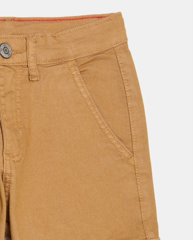 Pantaloni cargo di cotone ragazzo single tile 1 