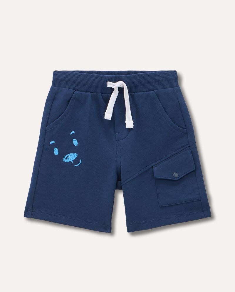 Shorts in felpa di puro cotone neonato cover