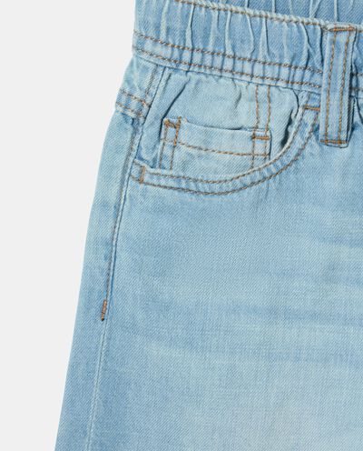 Shorts denim in puro cotone bambino detail 1