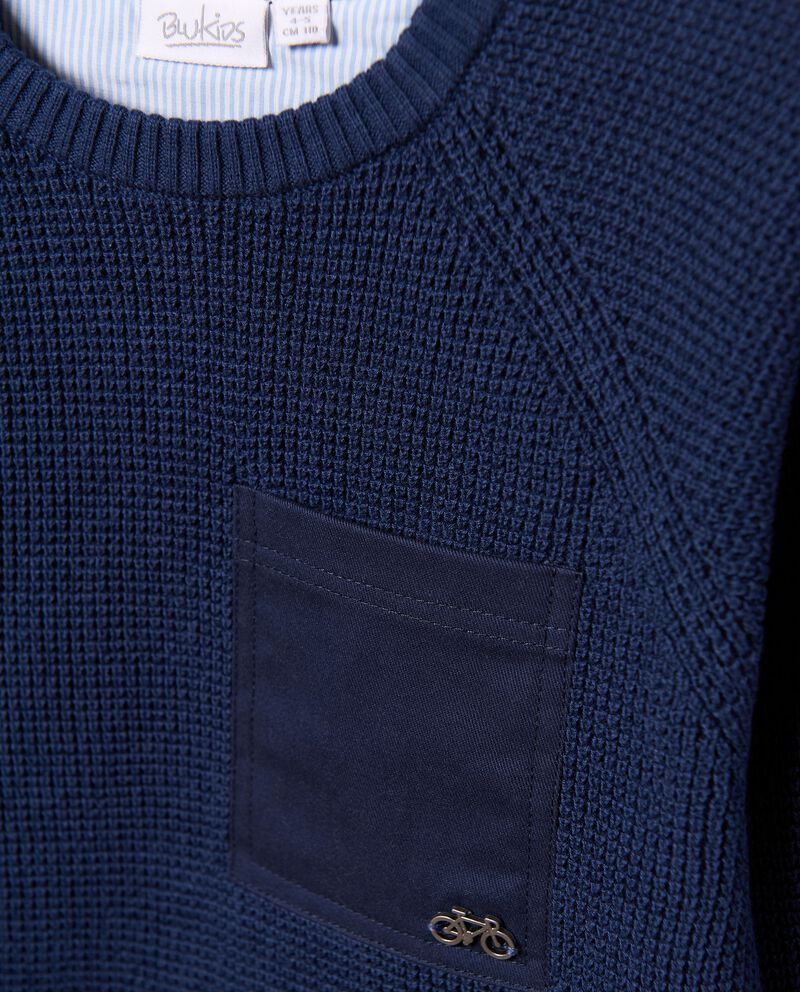 Girocollo in tricot di puro cotone bambino single tile 1 