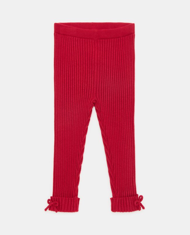 Leggings tricot in costina neonata carousel 0