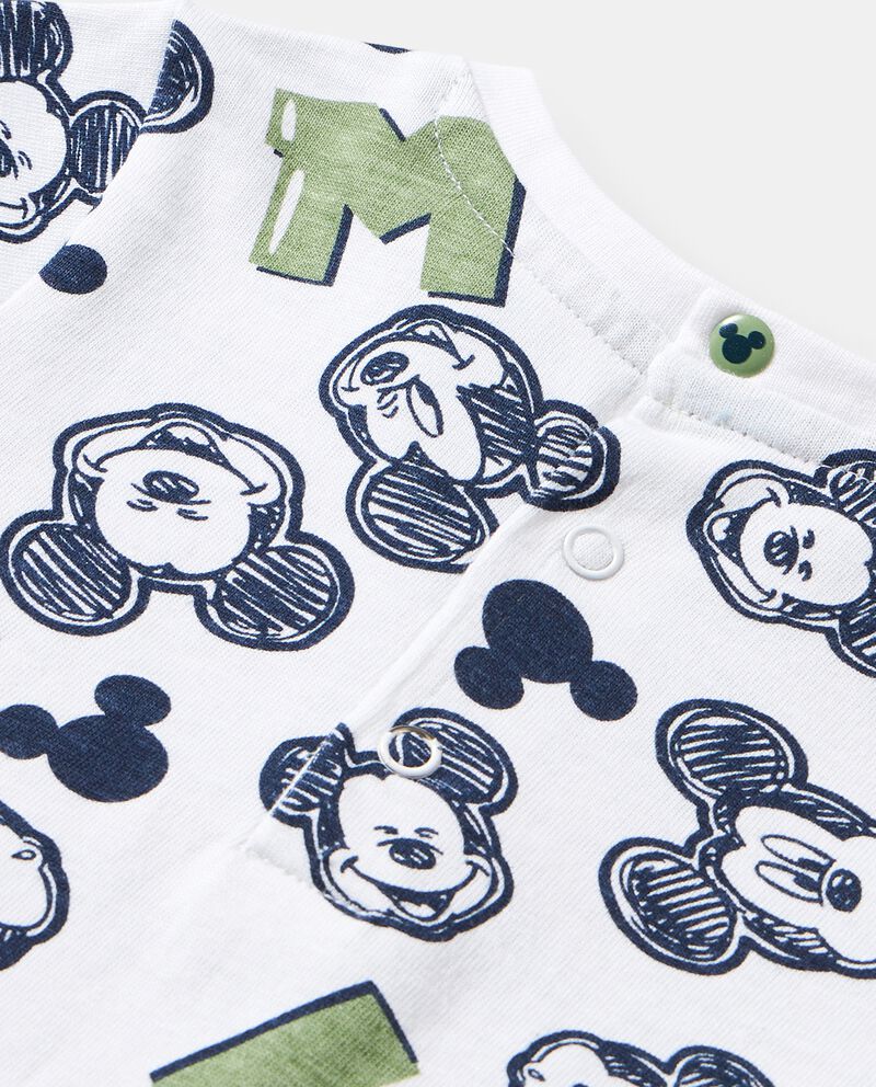 T-shirt Mickey Mouse a maniche lunghe neonatodouble bordered 1 