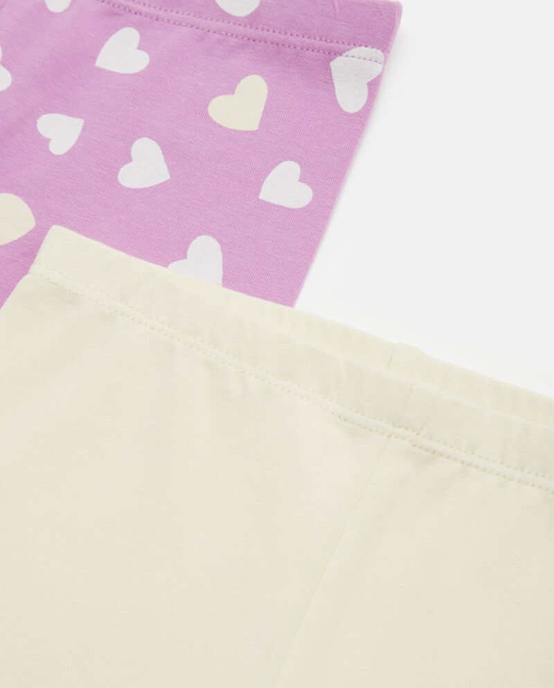 Bipack leggings lunghi in cotone elasticizzato neonatadouble bordered 1 