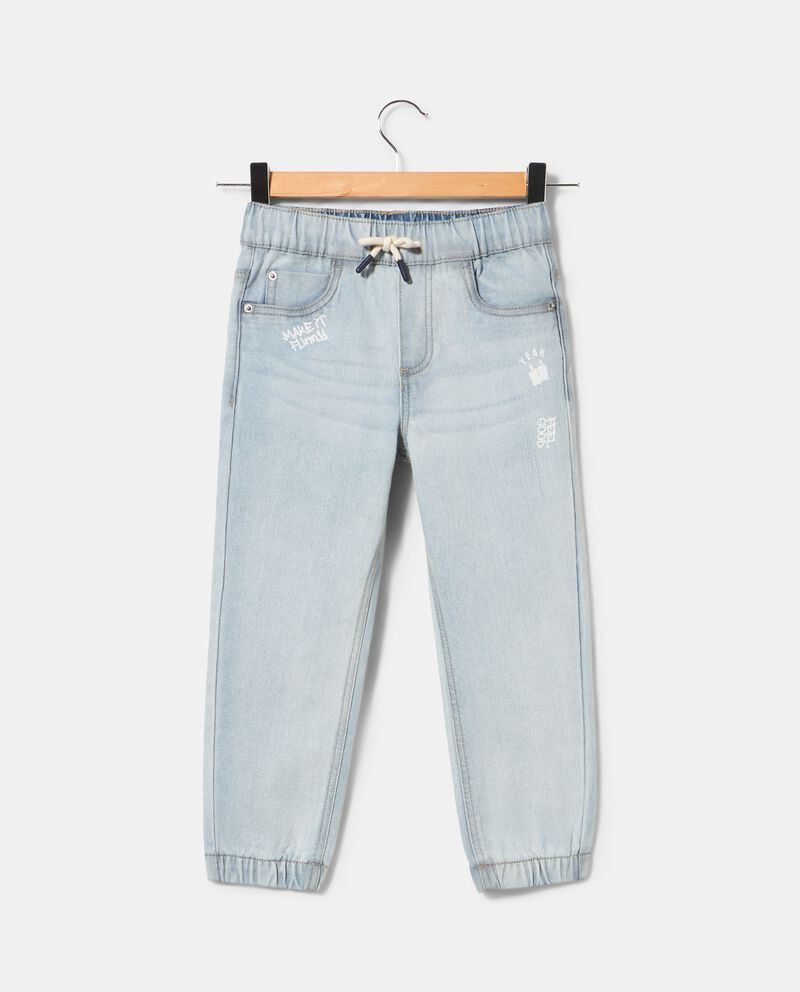 Jeans modello joggers bambino single tile 0 