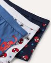 Pack 3 boxer Spider-Man in cotone stretch bambino