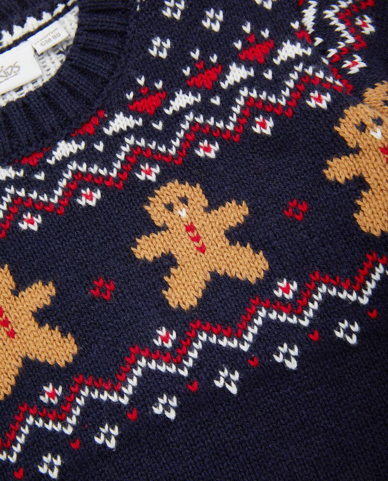 Maglione in tricot con motivi jacquard neonatodouble bordered 1 