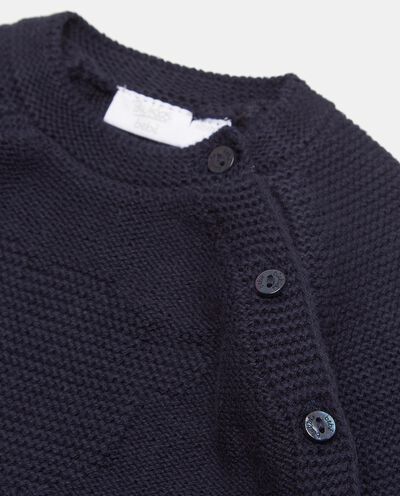 Cardigan in maglia di puro cotone neonata detail 1