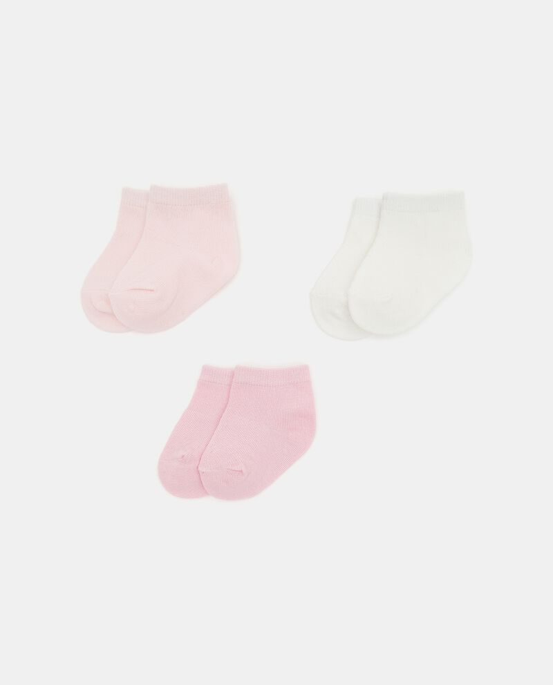 Set 3 paia di calzini in cotone organico neonata cover