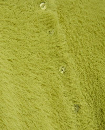 Cardigan tricot in filato effetto pelliccia detail 1