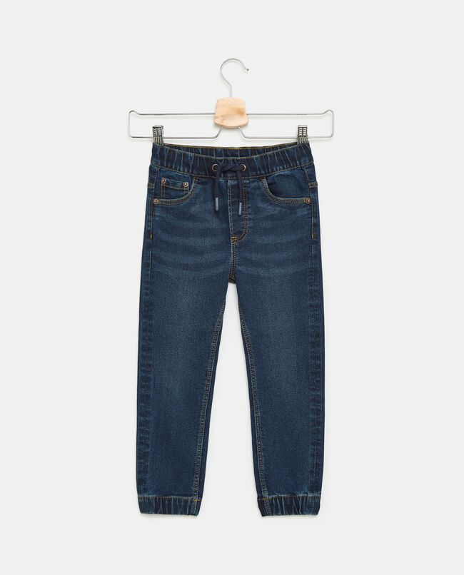 Jeans con lavaggio stone in misto cotone bambino carousel 0