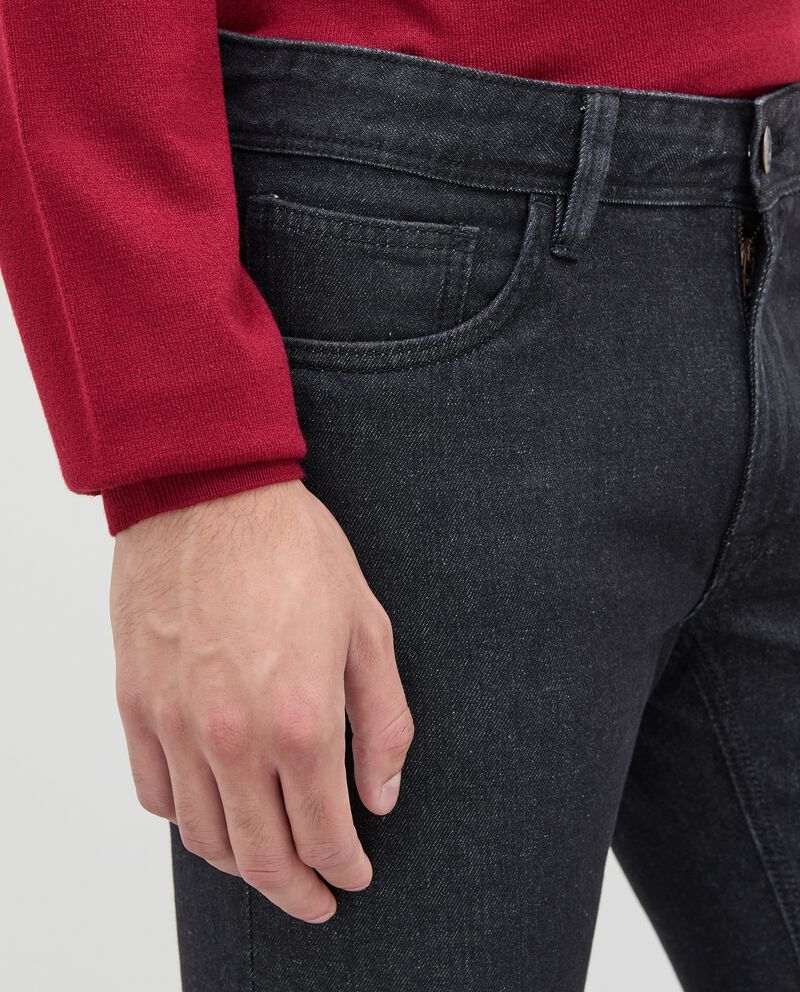 Jeans slim fit cinque tasche uomo single tile 2 cotone