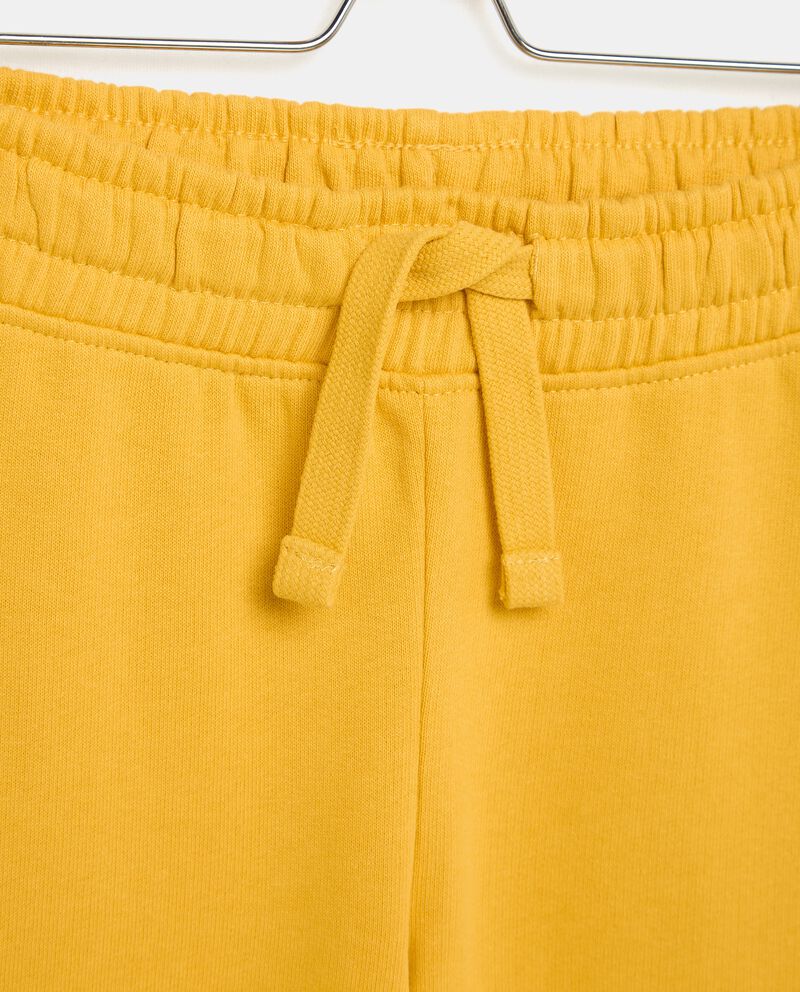Pantaloni in felpina leggera di puro cotone bambino single tile 1 cotone