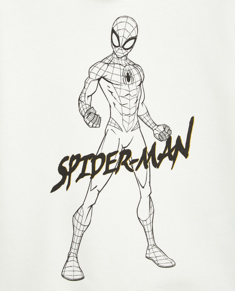 Felpa con cappuccio stampa Spider-Man in misto cotone bambino single tile 1 null
