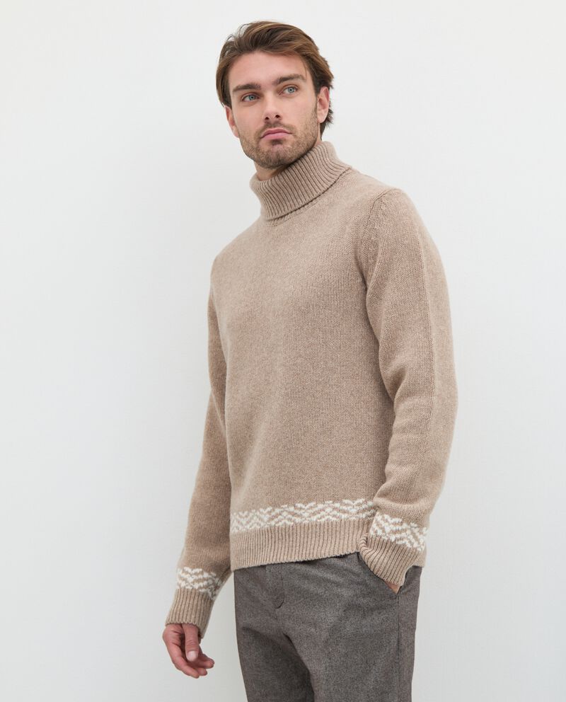 Dolcevita Rumford in tricot misto lana uomodouble bordered 0 lana