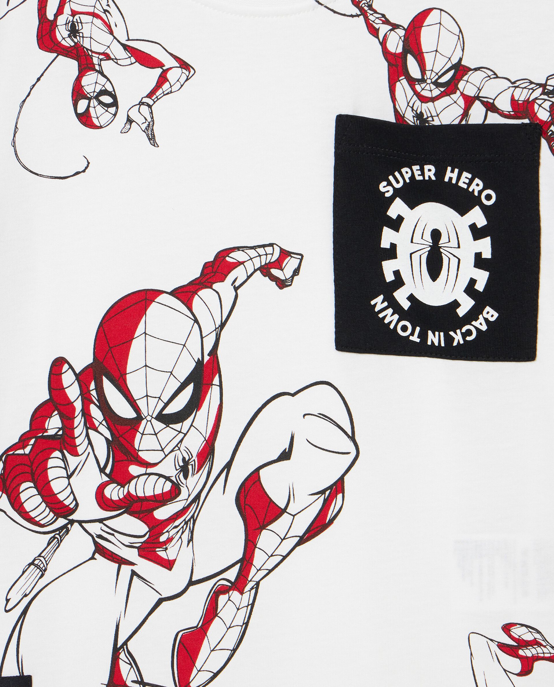 T-shirt in jersey di puro cotone Spiderman bambino