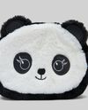 Borsa panda in finta pelliccia