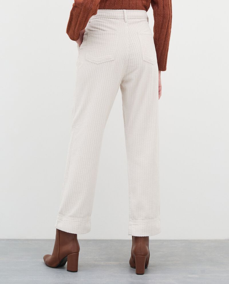 Pantaloni in velluto a coste di puro cotone donnadouble bordered 1 cotone