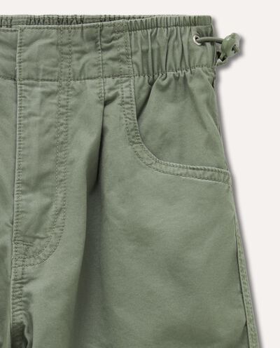 Pantaloni parachute in puro cotone ragazza detail 1