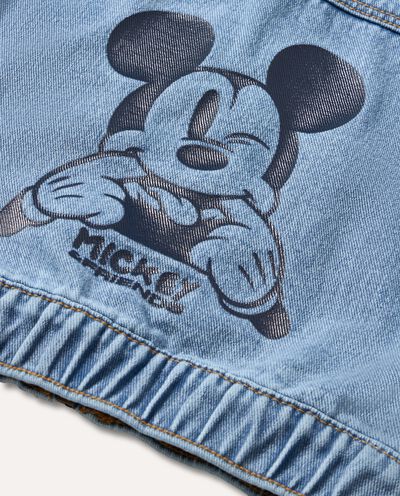 Giubbino Disney con cappuccio in denim neonato detail 1