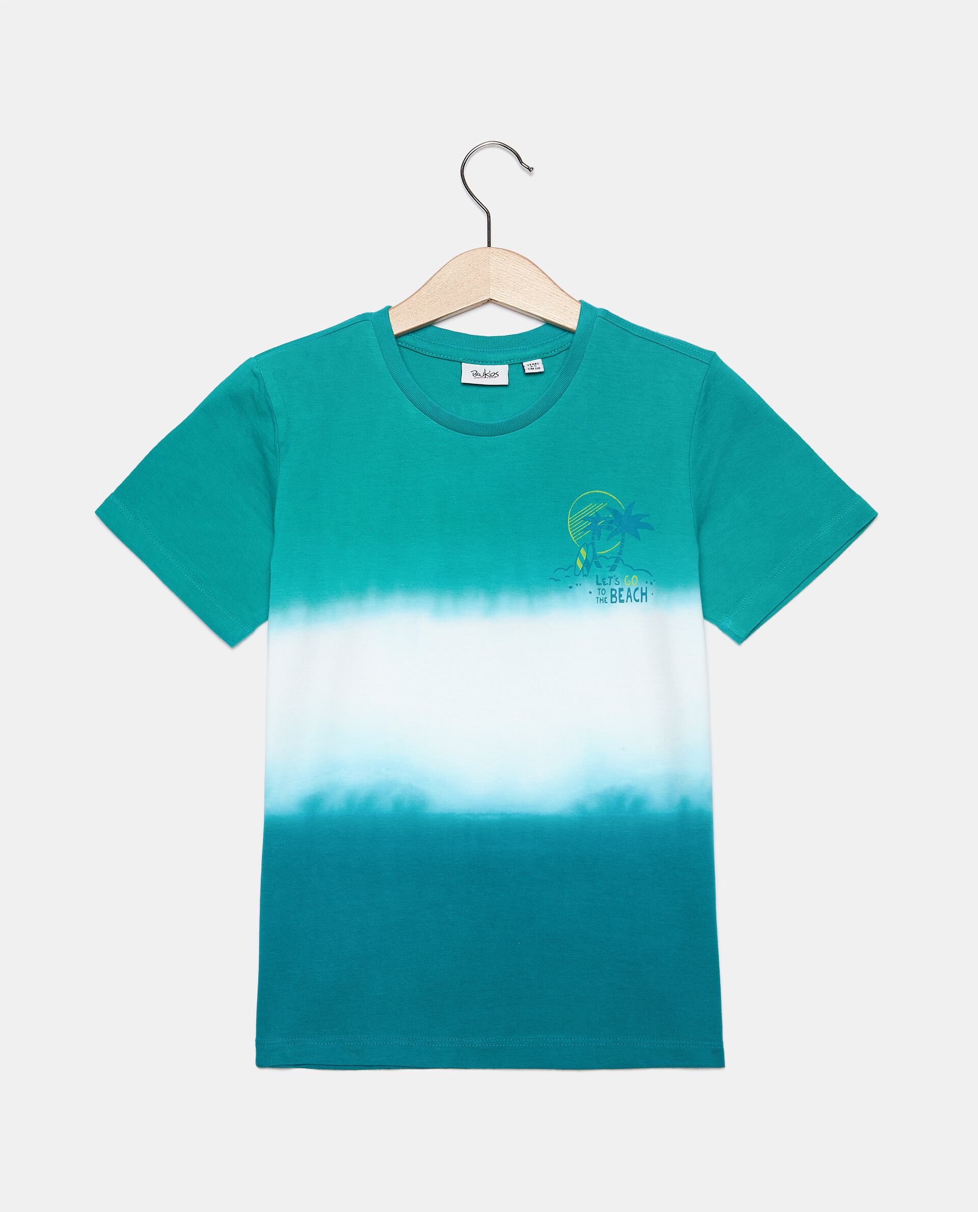 T-shirt stampa tie and dye in cotone organico bambino