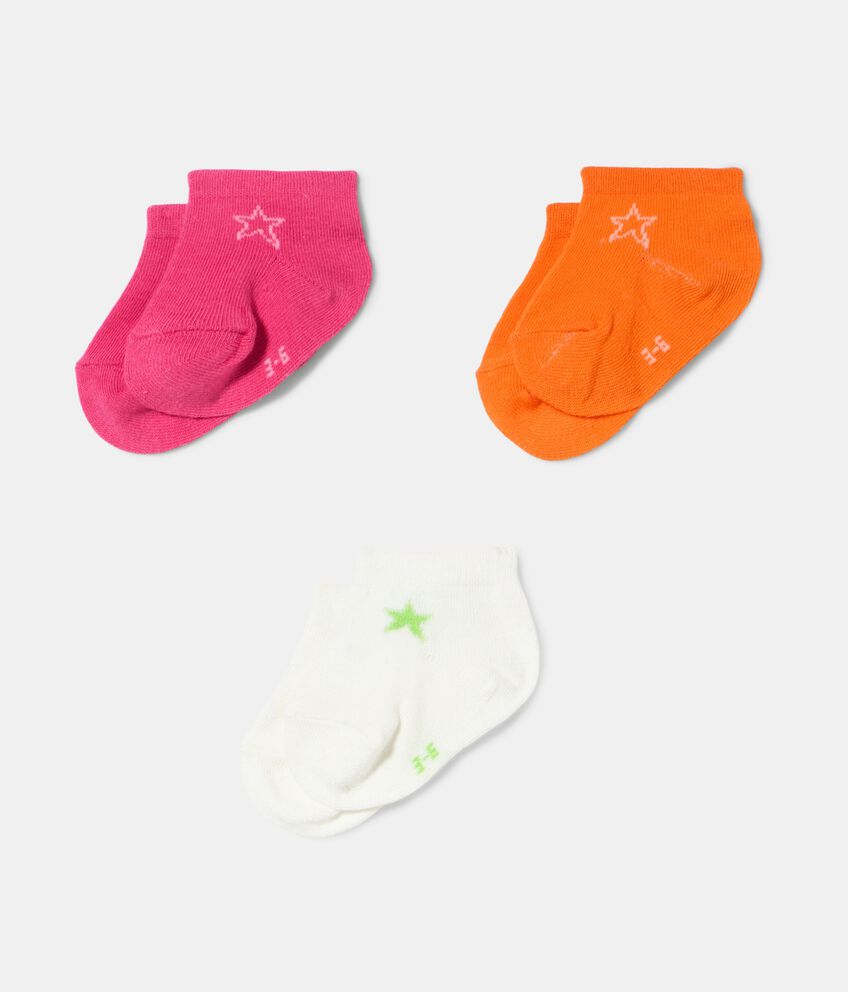 Pack 3 calze alla caviglia neonata double 1 