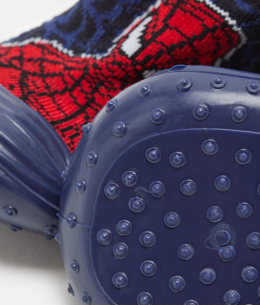 Scarpe a calzino antiscivolo con stampa Spider-Man neonato double 2 