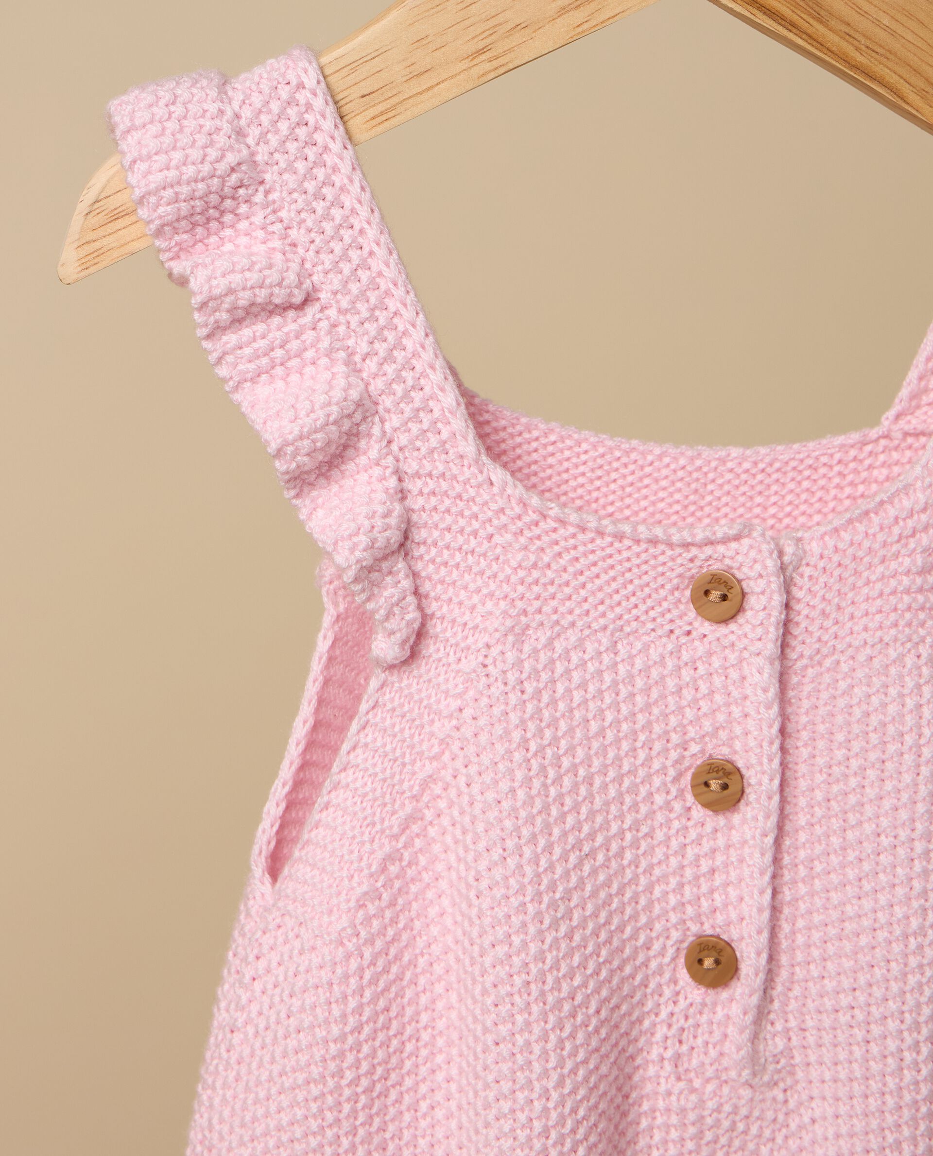 Tutina tricot IANA in misto lino neonata