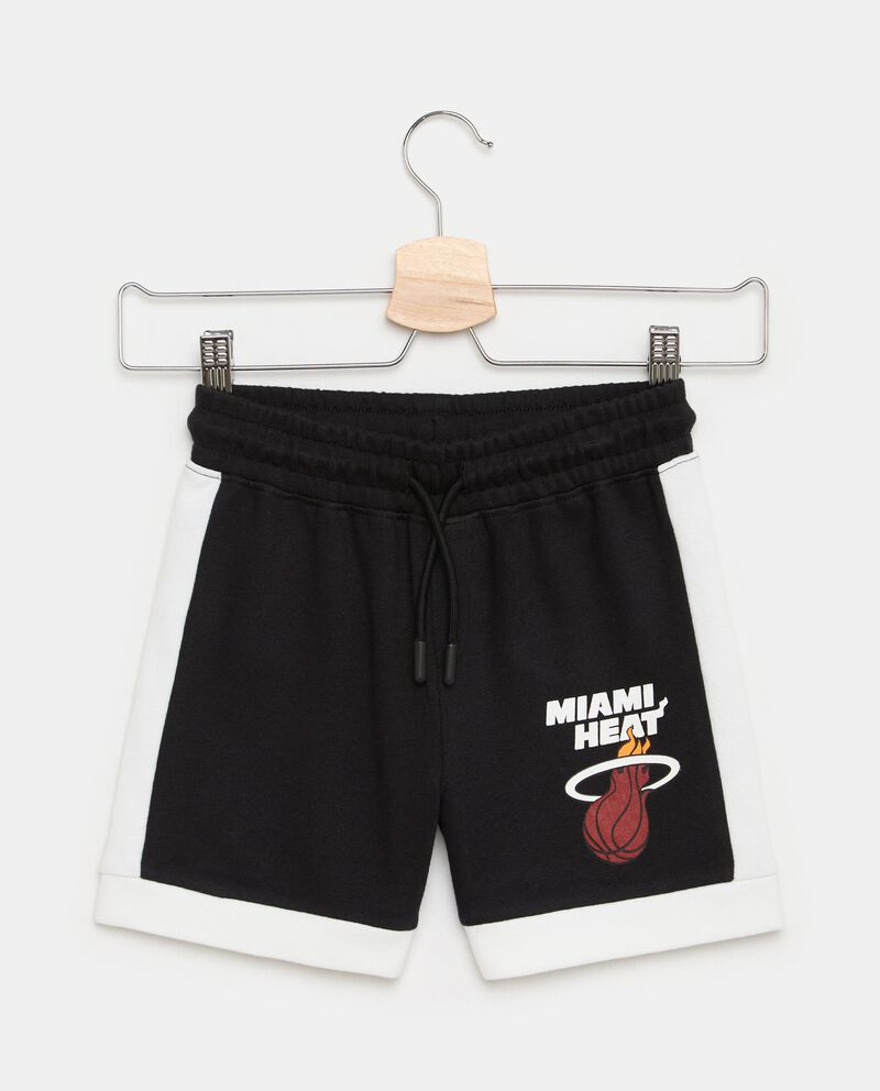 Shorts NBA Miami Heat in jersey di puro cotone bambino single tile 0 